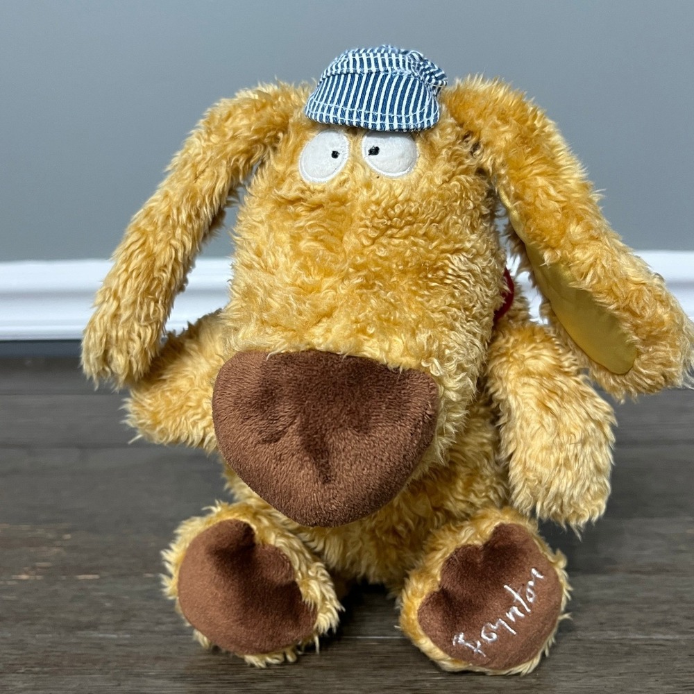 Kohls Sandra Boynton DOG TRAIN Plush Engineer Hat Stuffed Animal Kohls Cares 9"